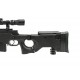 Well модель снайперской винтовки MB4403D Spring (with scope & bipod) BK